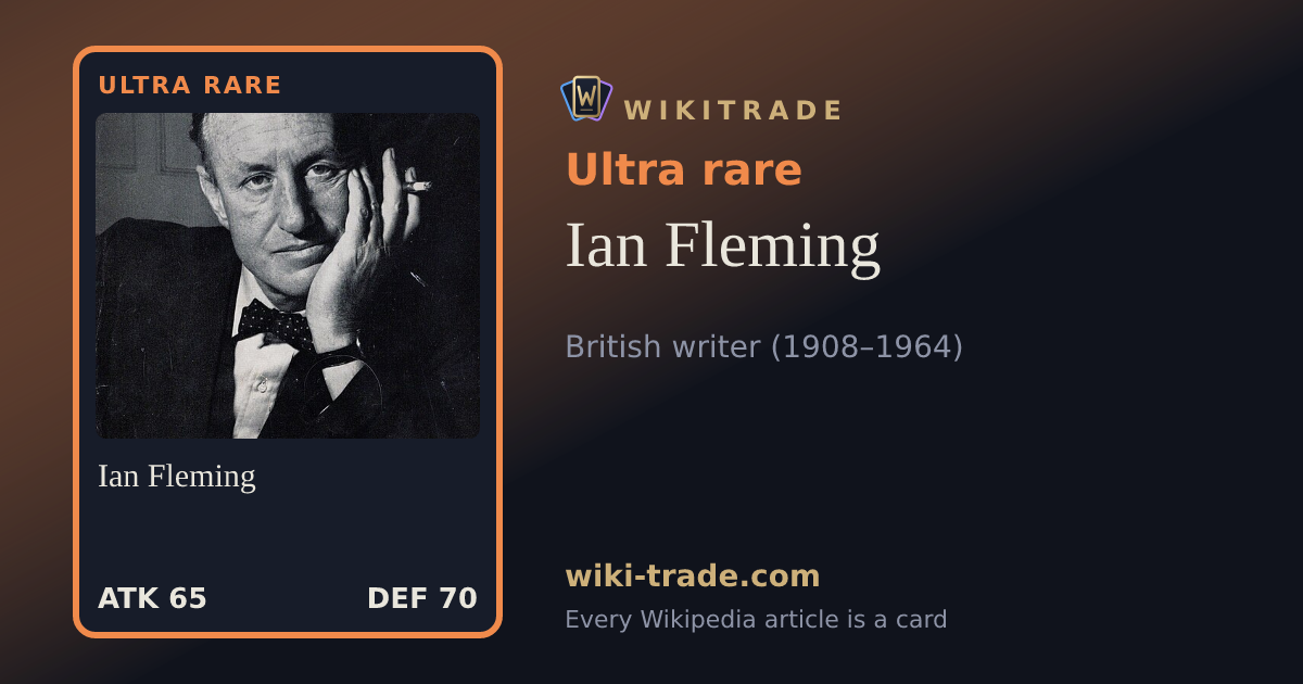 Ian Fleming — Ultra rare card