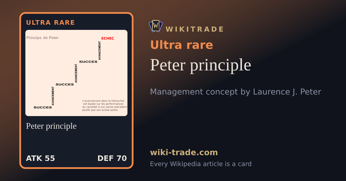 Peter principle — Ultra rare card