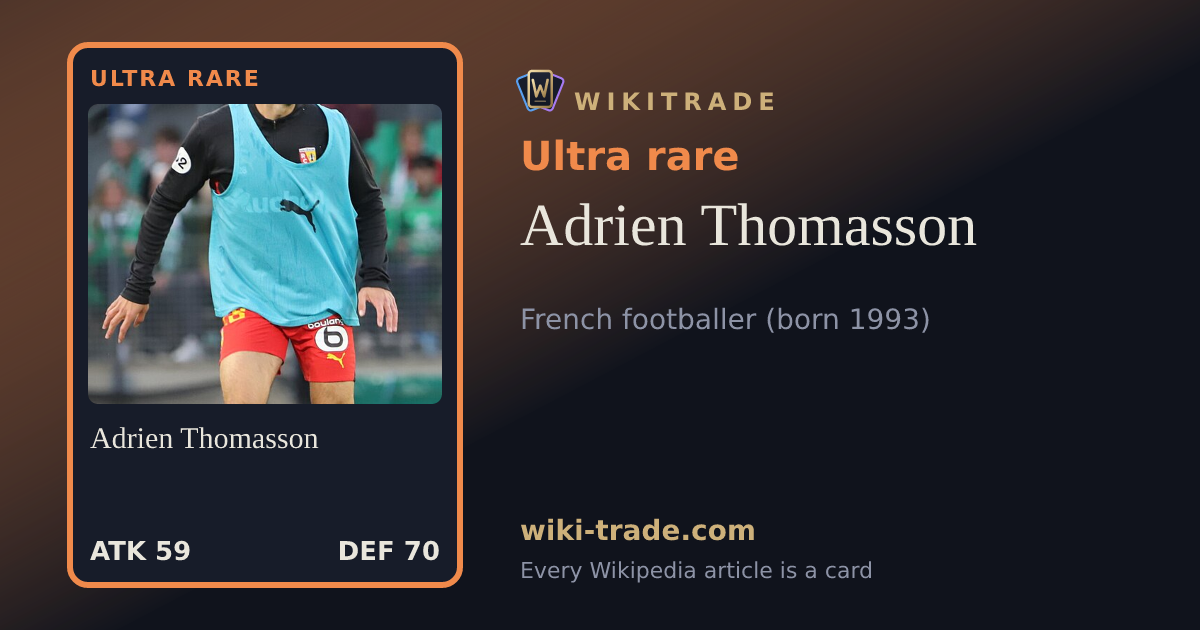 Adrien Thomasson — Ultra rare card