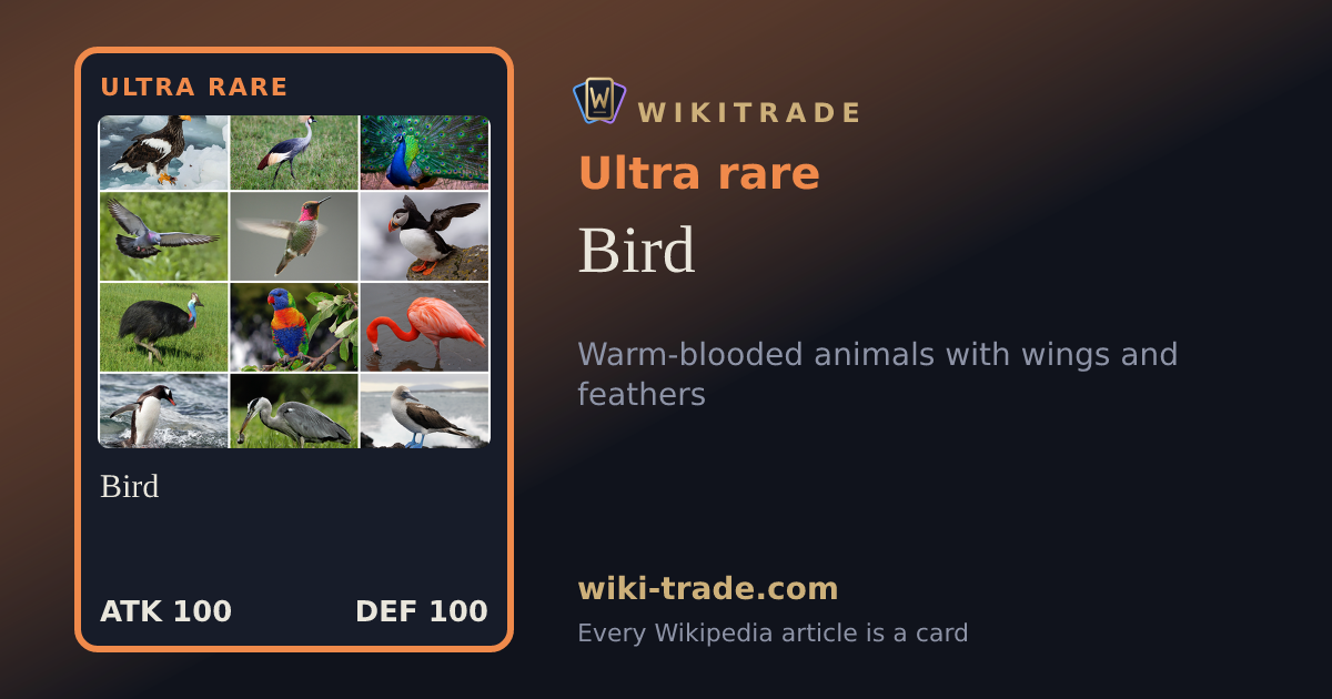 Bird — Ultra rare card