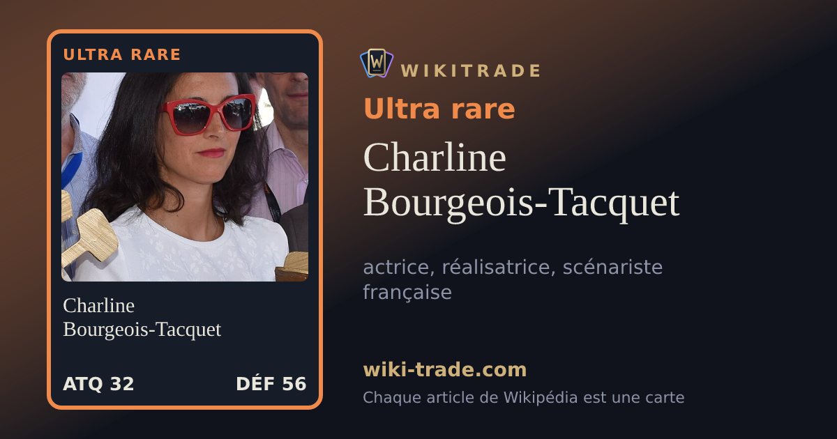 Charline Bourgeois-Tacquet — carte Ultra rare