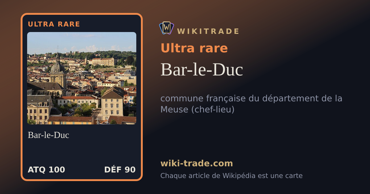Bar-le-Duc — carte Ultra rare