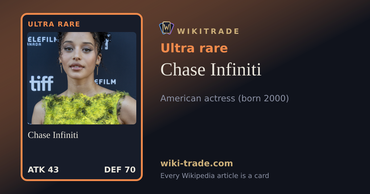 Chase Infiniti — Ultra rare card