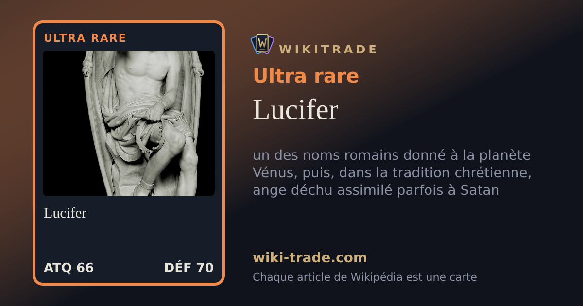 Lucifer — carte Ultra rare