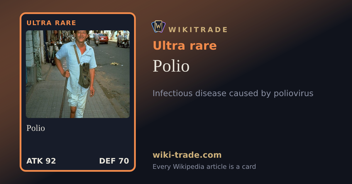 Polio — Ultra rare card