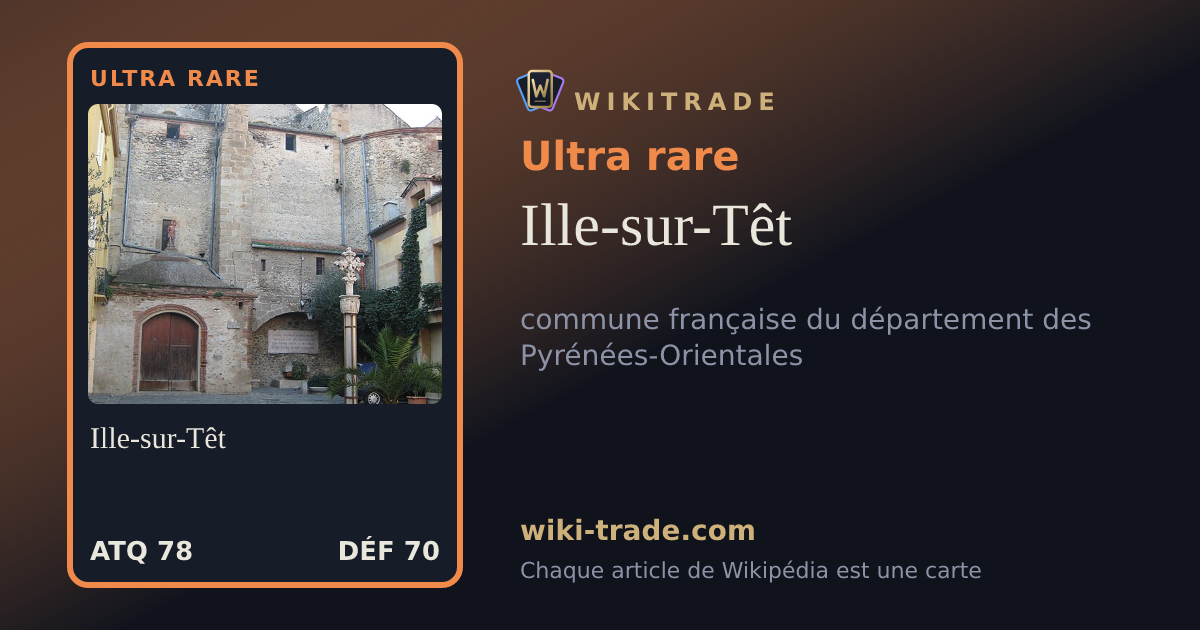 Ille-sur-Têt — carte Ultra rare