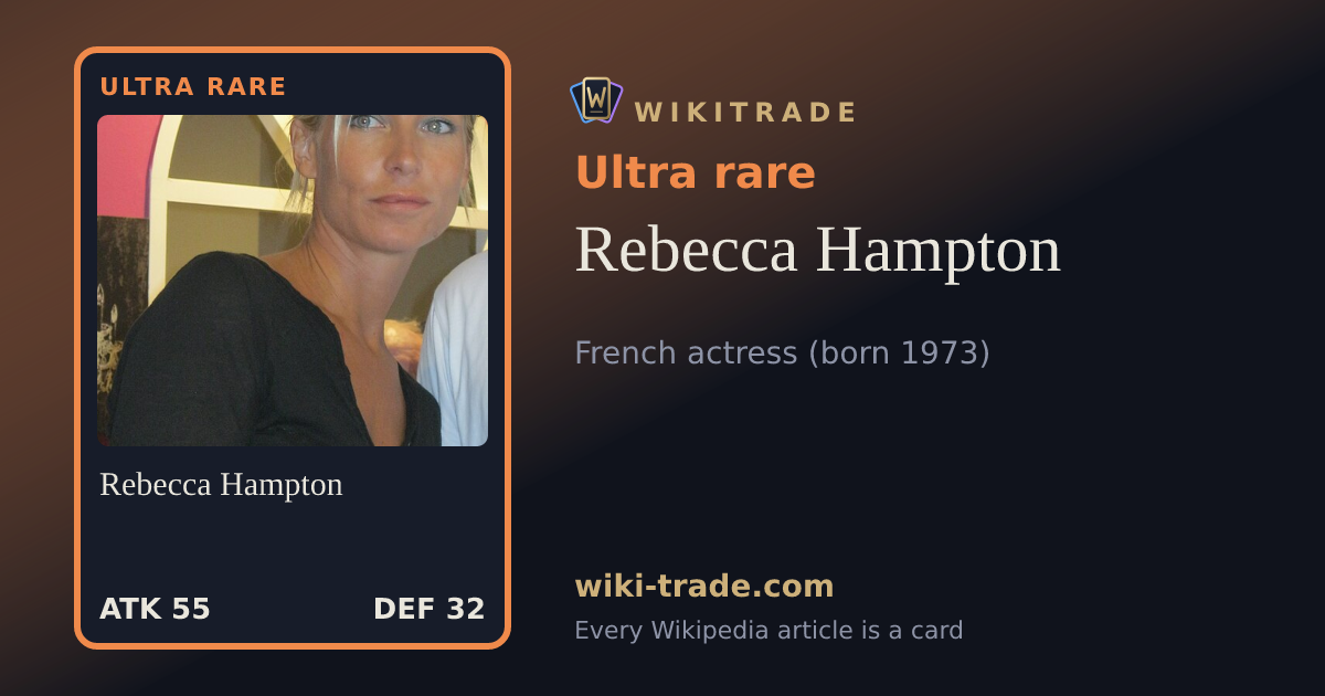 Rebecca Hampton — Ultra rare card
