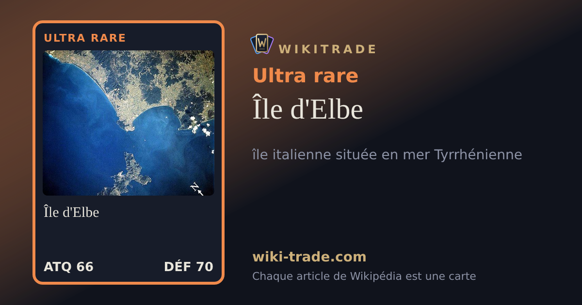 Île d'Elbe — carte Ultra rare