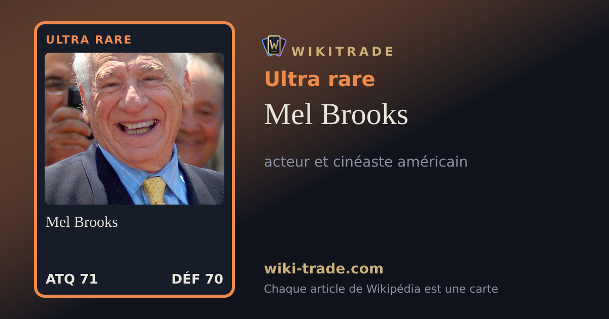 Mel Brooks — carte Ultra rare