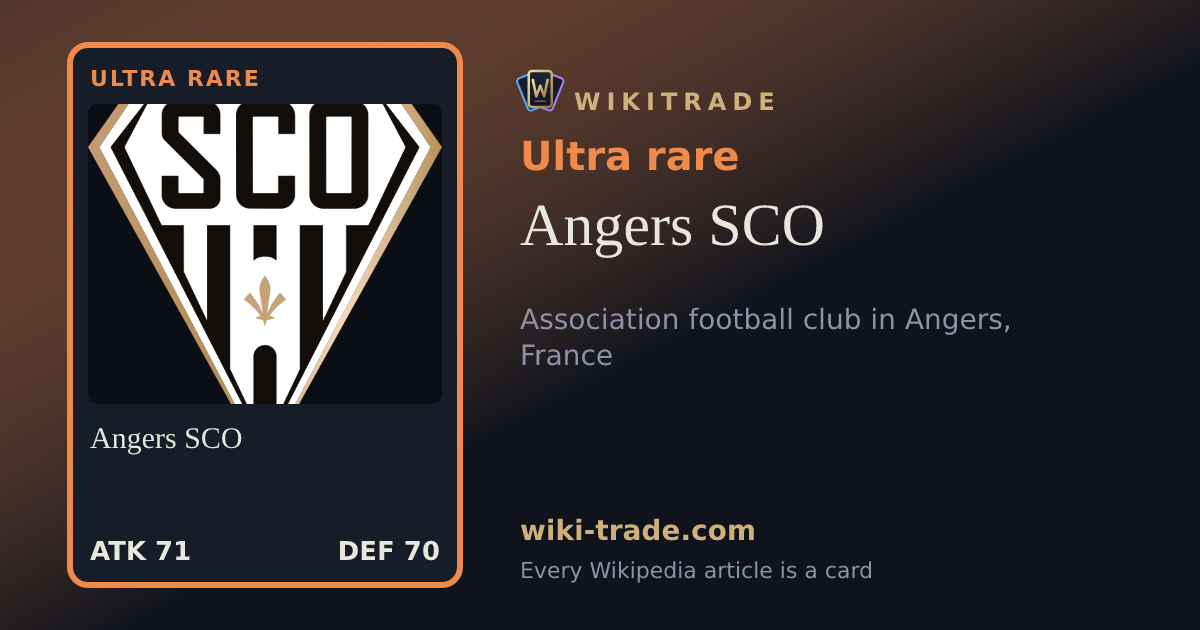 Angers SCO — Ultra rare card