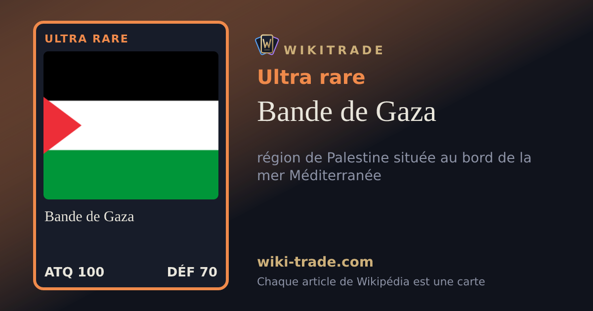 Bande de Gaza — carte Ultra rare