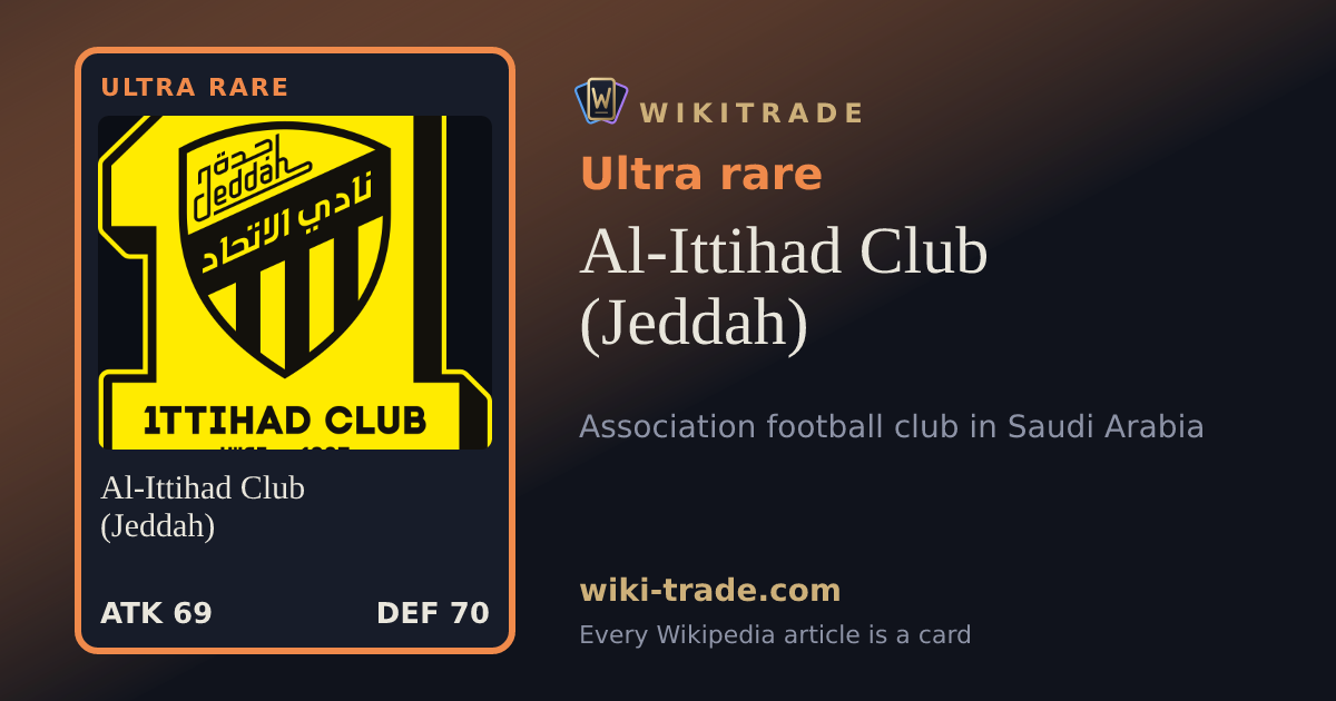 Al-Ittihad Club (Jeddah) — Ultra rare card