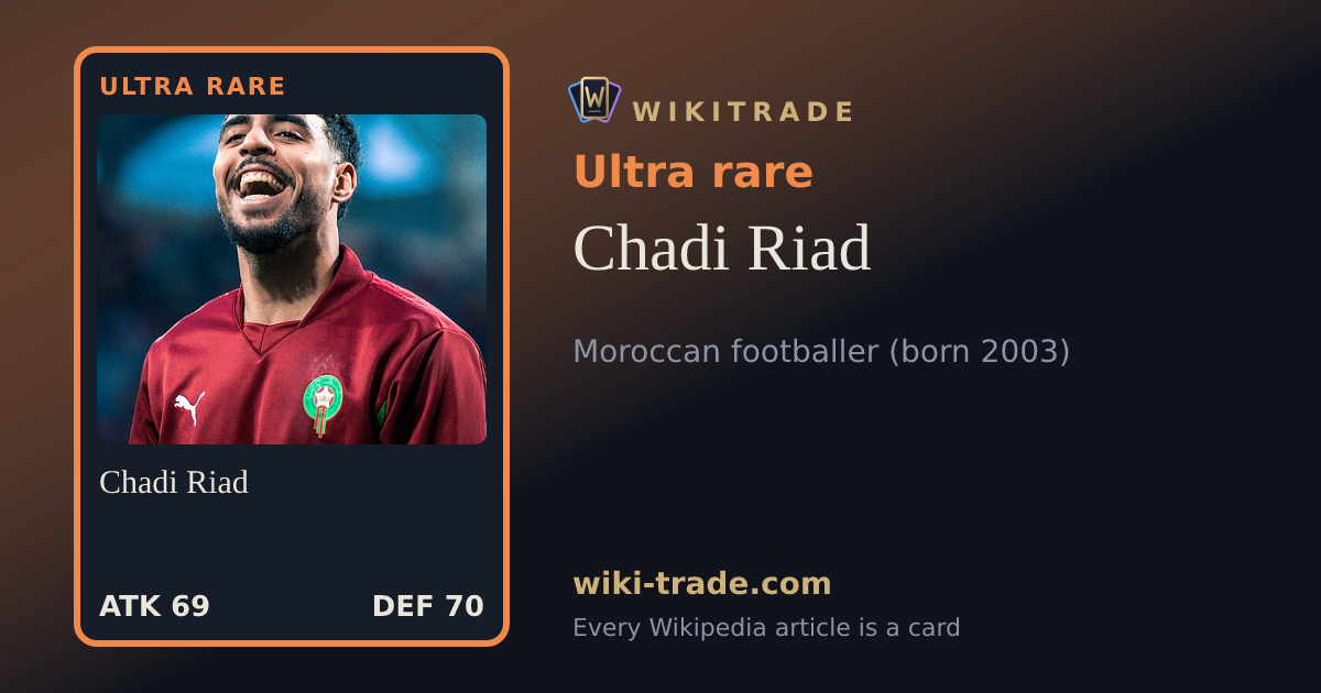 Chadi Riad — Ultra rare card