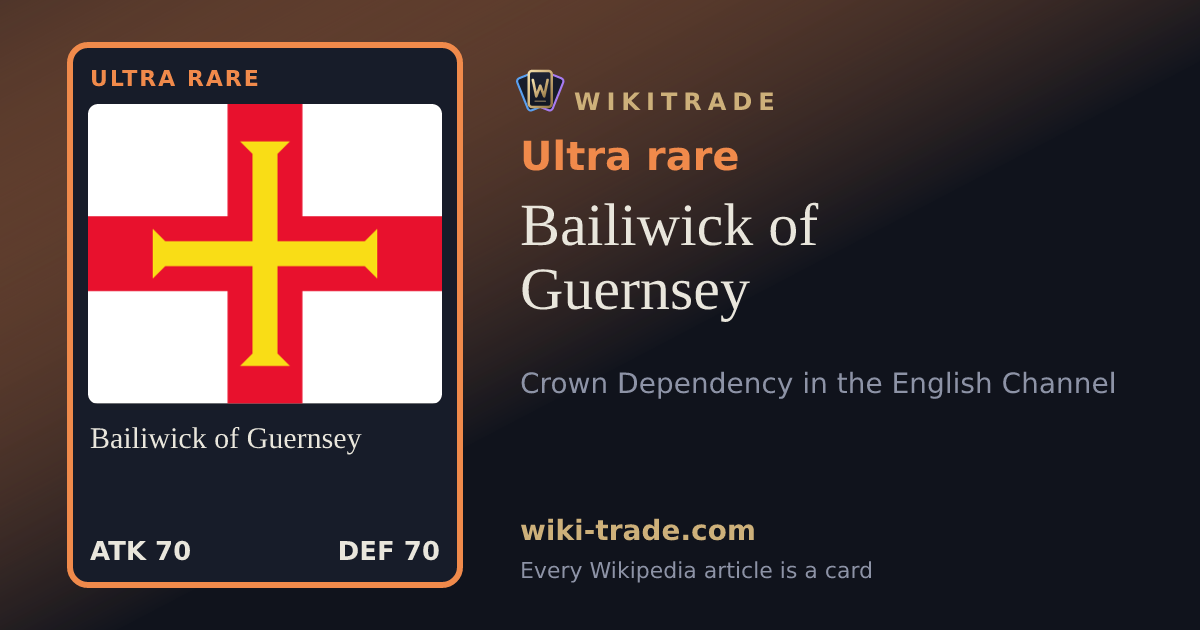Bailiwick of Guernsey — Ultra rare card