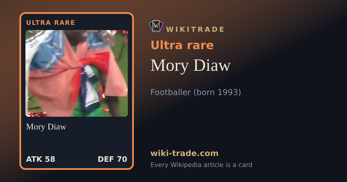 Mory Diaw — Ultra rare card