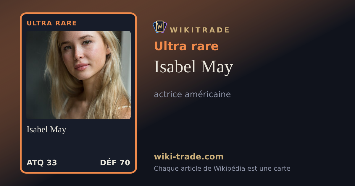 Isabel May — carte Ultra rare