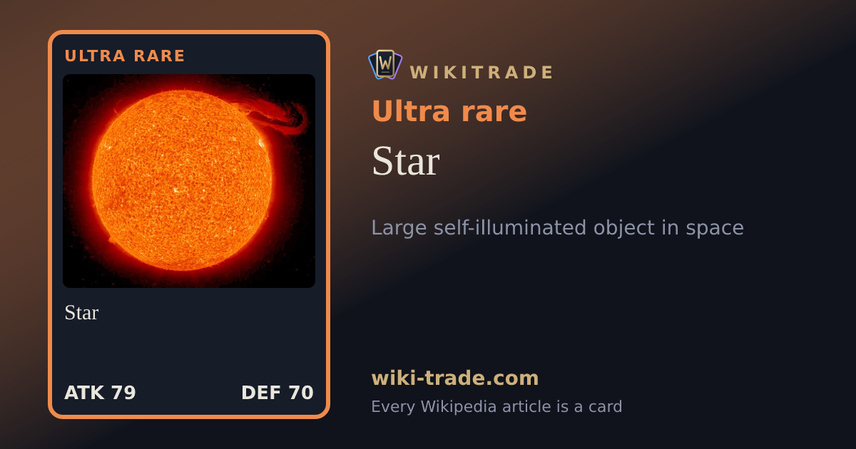 Star — Ultra rare card