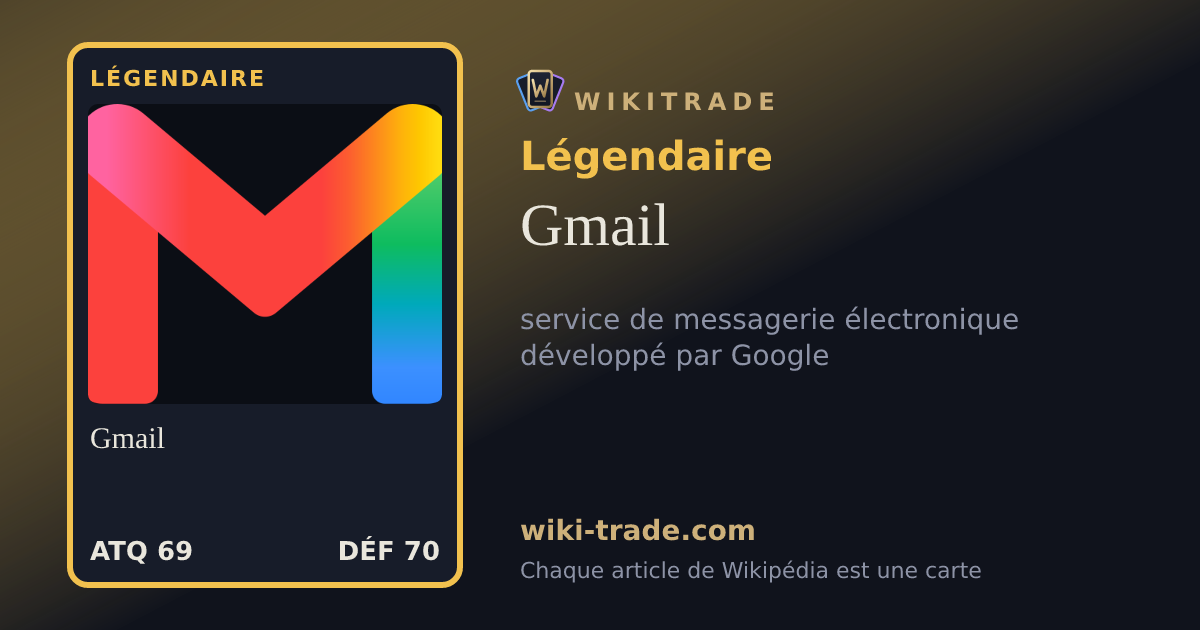 Gmail — carte Légendaire