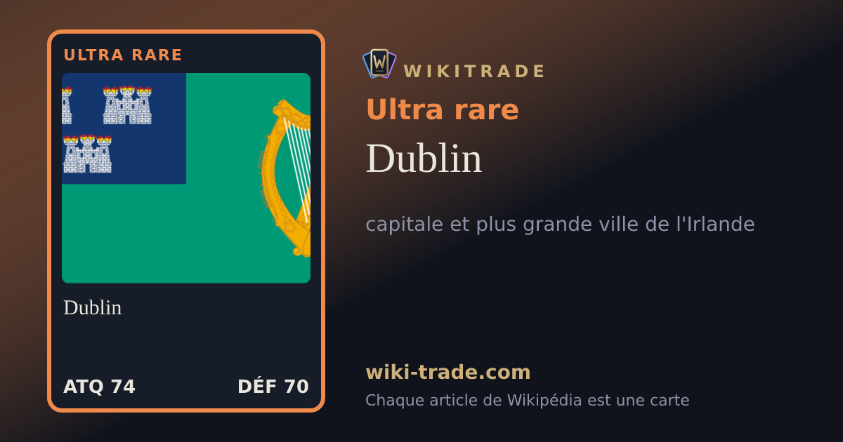 Dublin — carte Ultra rare