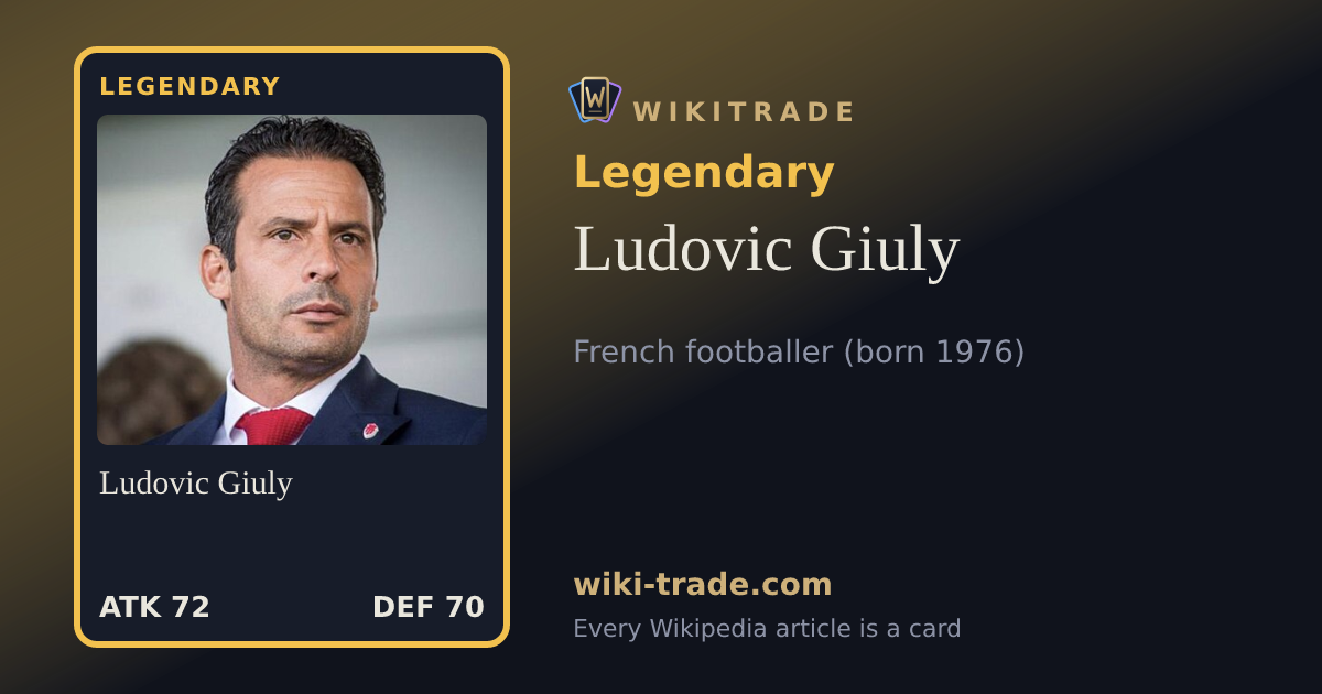 Ludovic Giuly — Legendary card