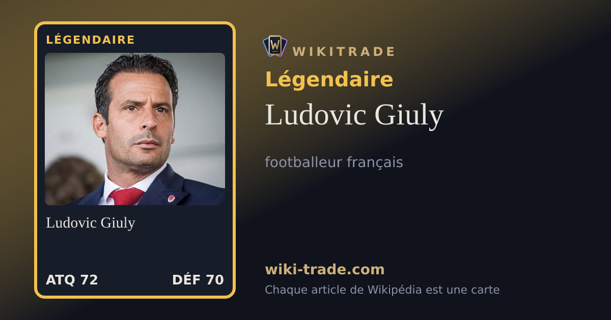 Ludovic Giuly — carte Légendaire