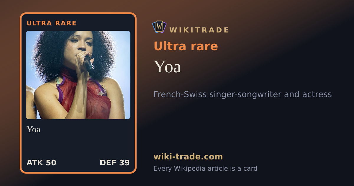 Yoa — Ultra rare card