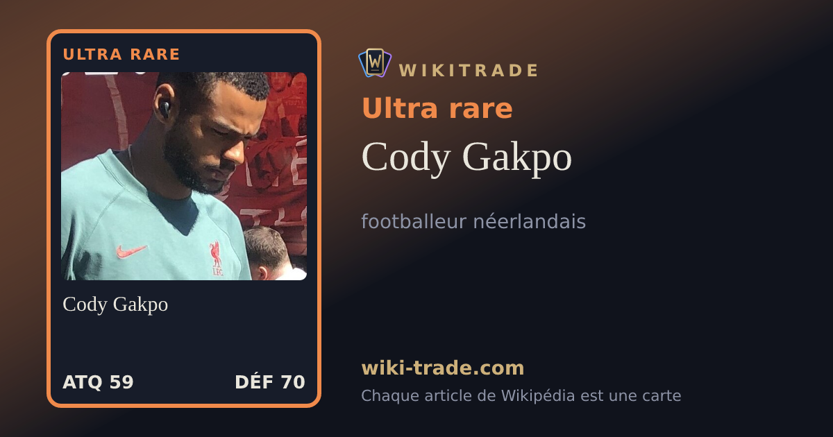 Cody Gakpo — carte Ultra rare