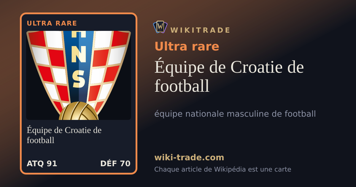 Équipe de Croatie de football — carte Ultra rare