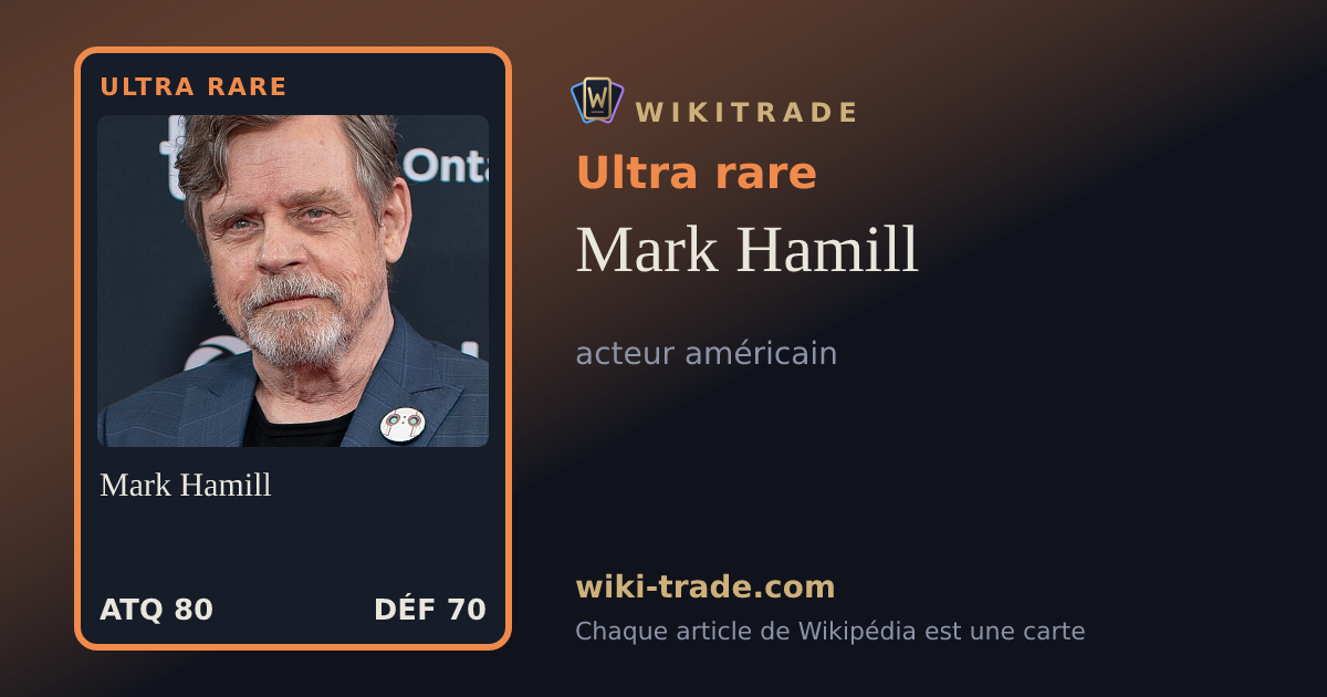 Mark Hamill — carte Ultra rare