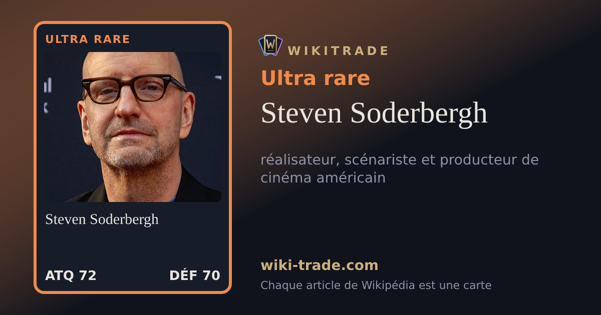 Steven Soderbergh — carte Ultra rare