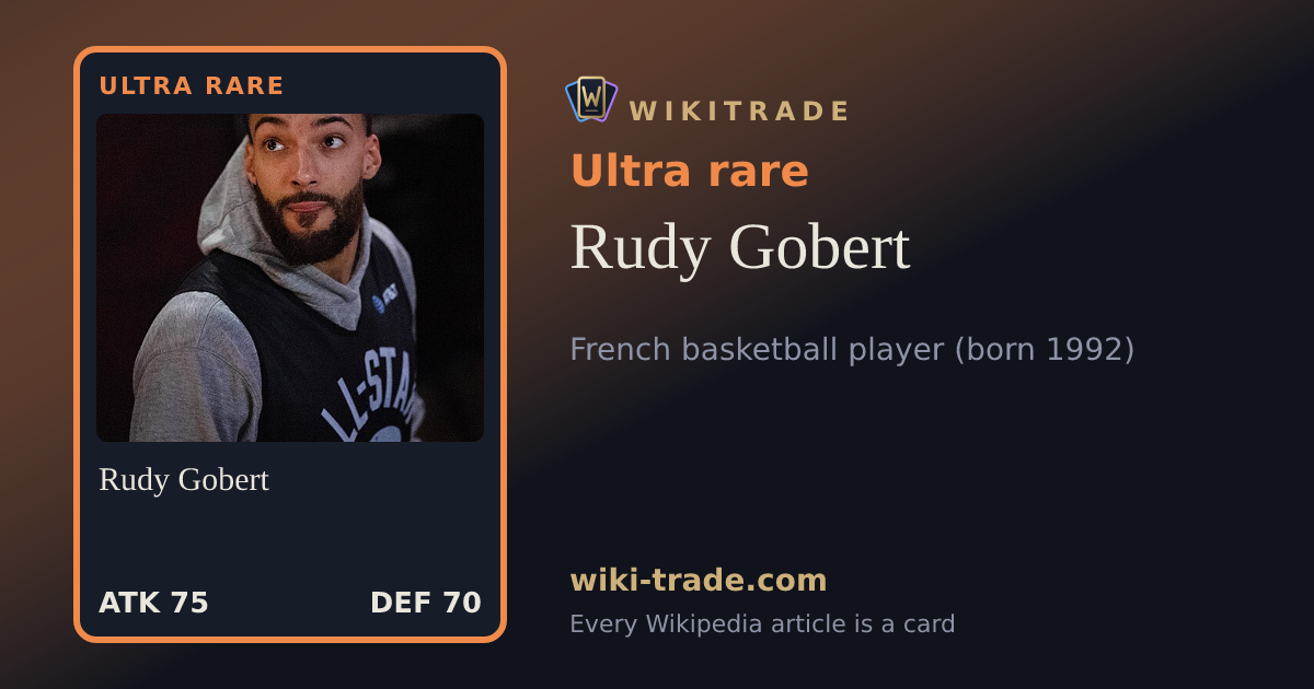 Rudy Gobert — Ultra rare card