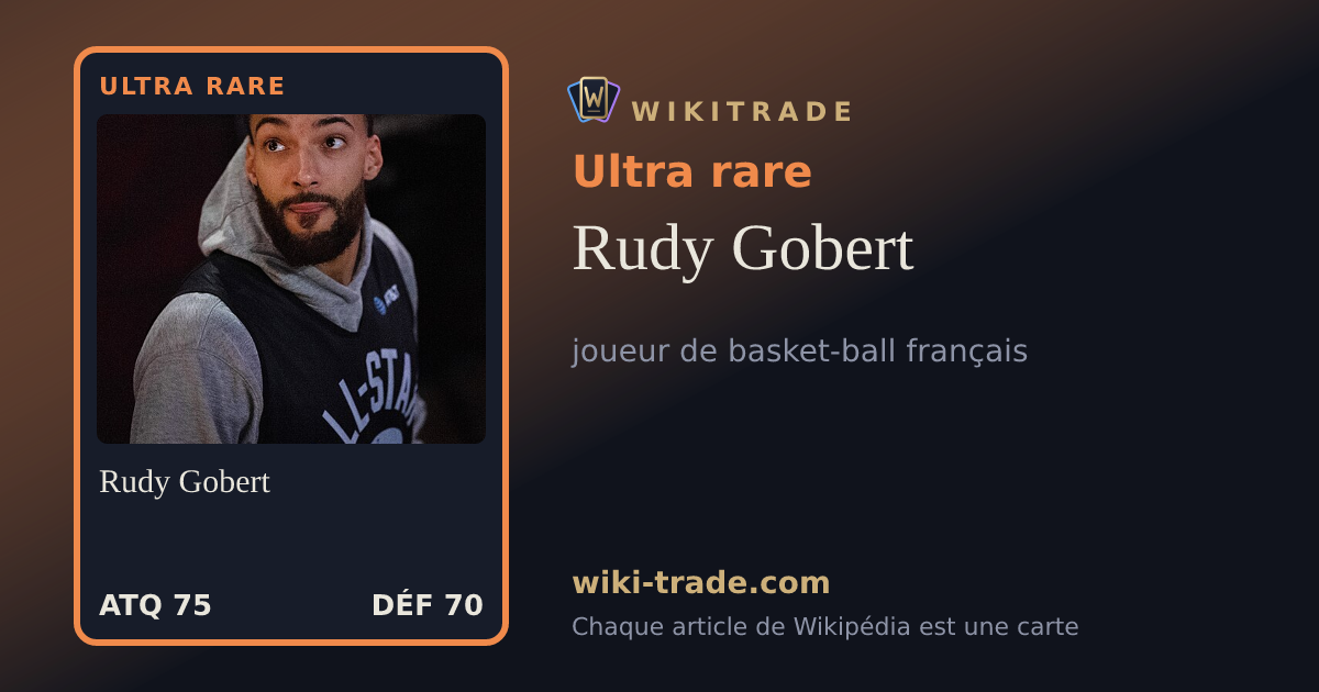 Rudy Gobert — carte Ultra rare