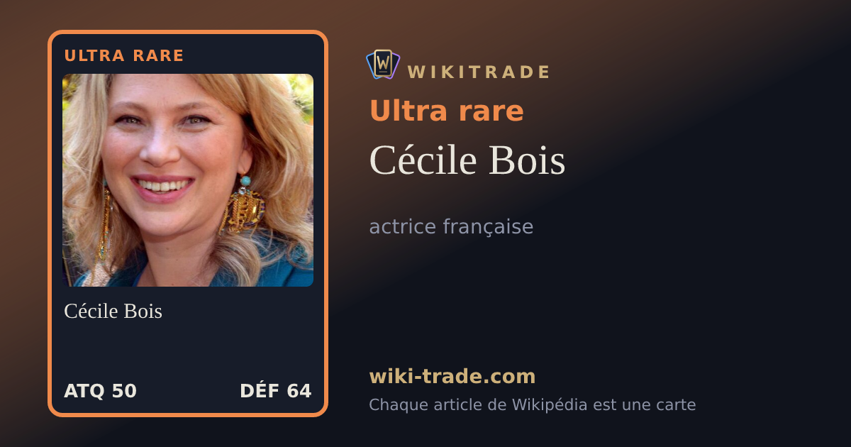 Cécile Bois — carte Ultra rare