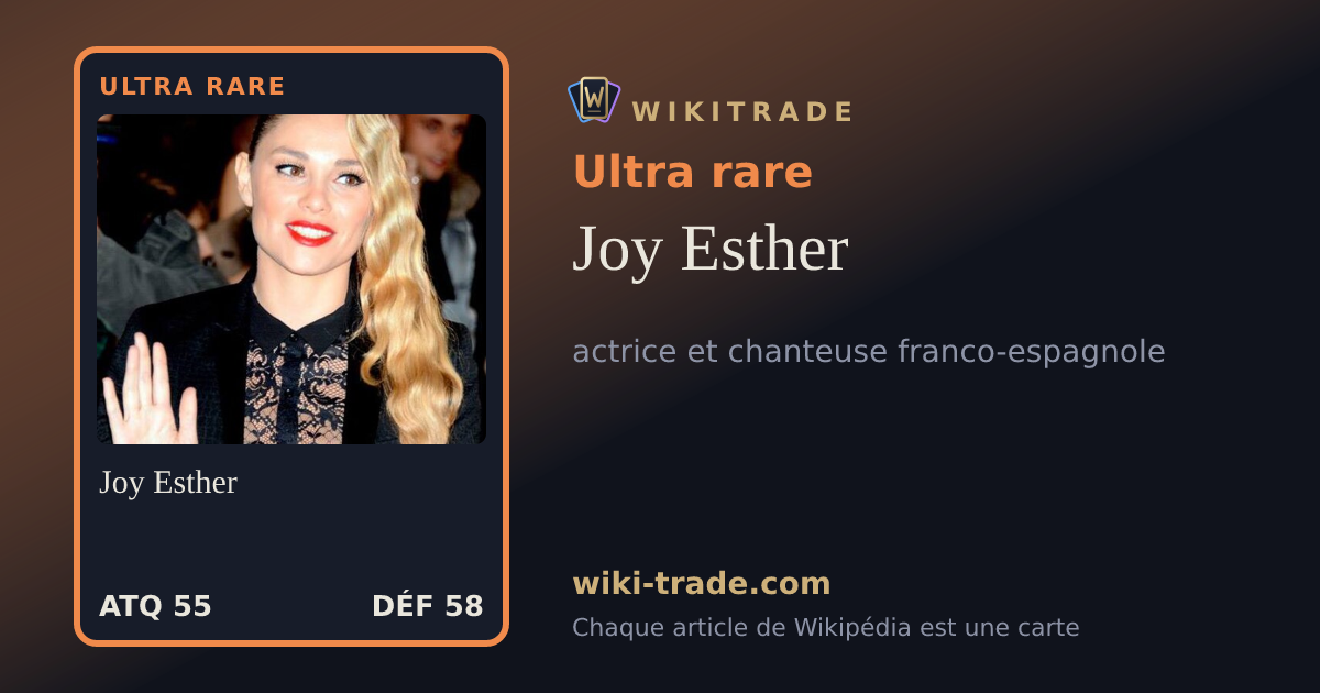 Joy Esther — carte Ultra rare