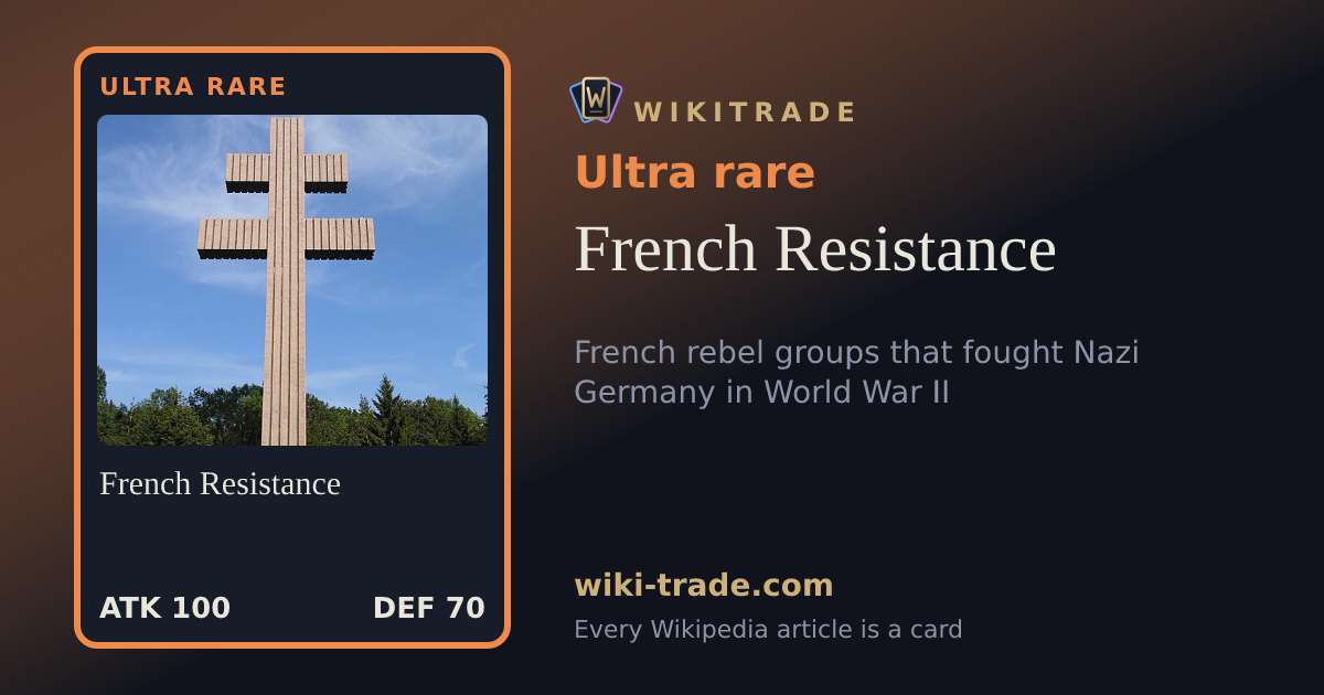 French Resistance — Ultra rare card