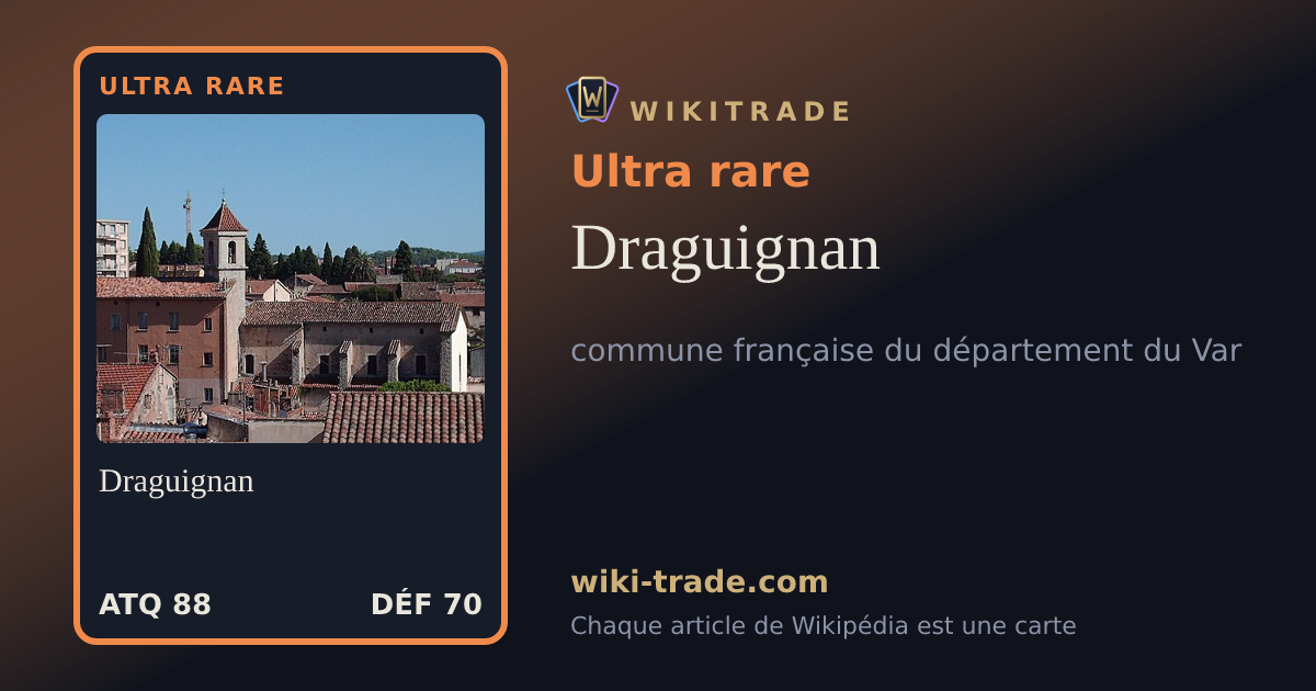 Draguignan — carte Ultra rare