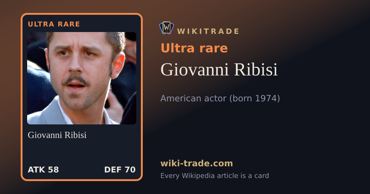 Giovanni Ribisi — Ultra rare card