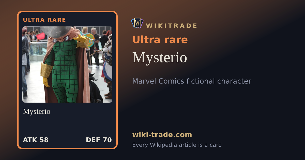 Mysterio — Ultra rare card