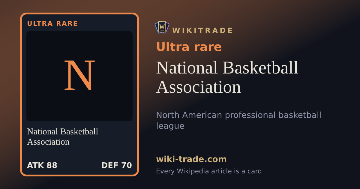 National Basketball Association — Ultra rare card