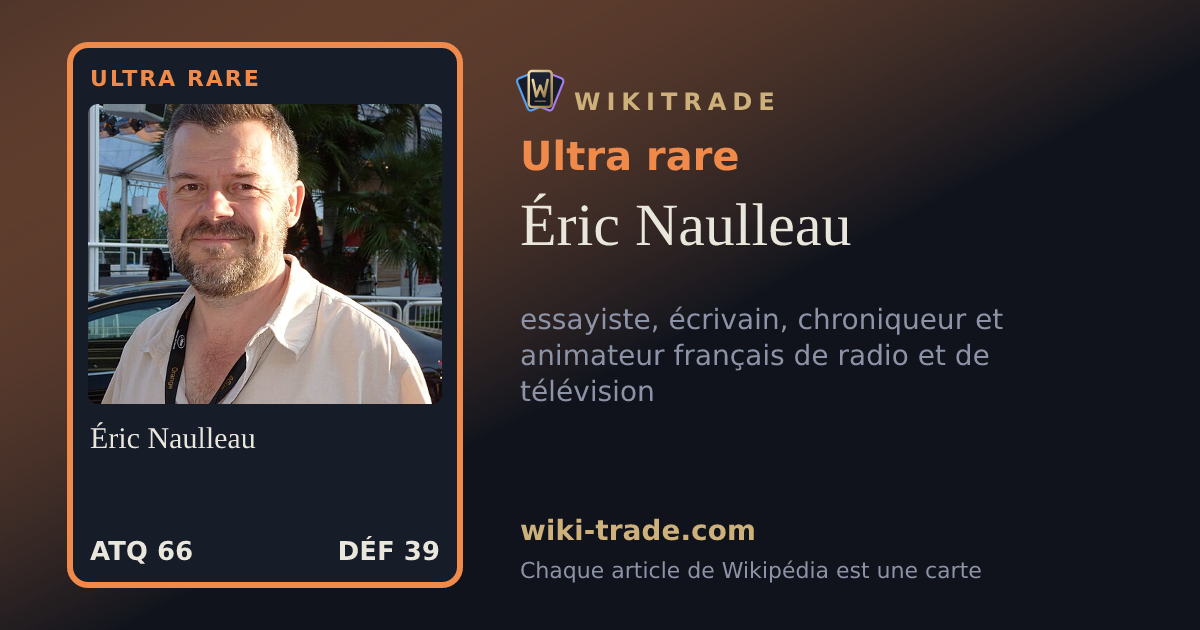 Éric Naulleau — carte Ultra rare