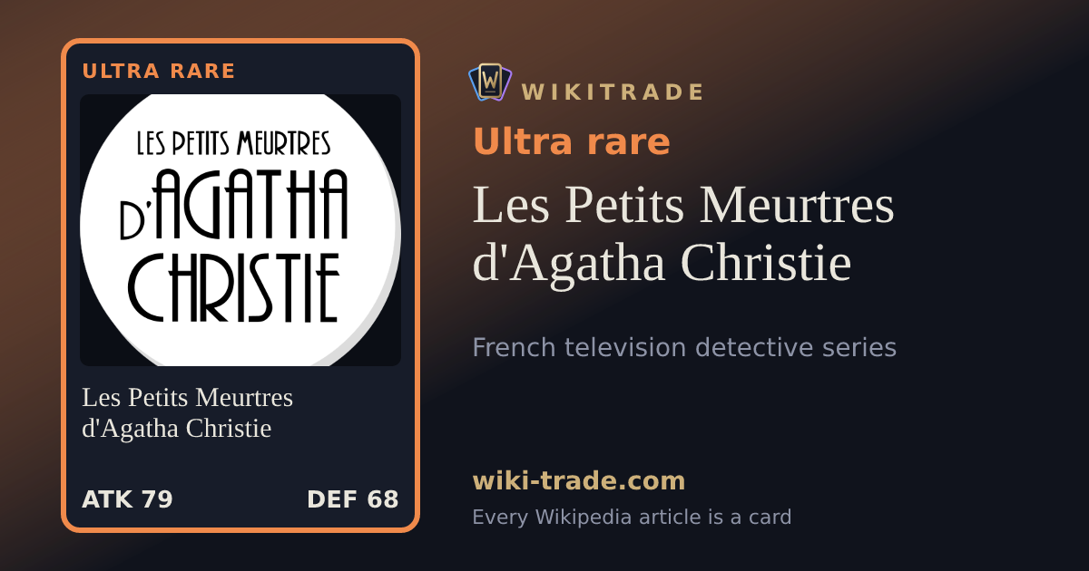 Les Petits Meurtres d'Agatha Christie — Ultra rare card
