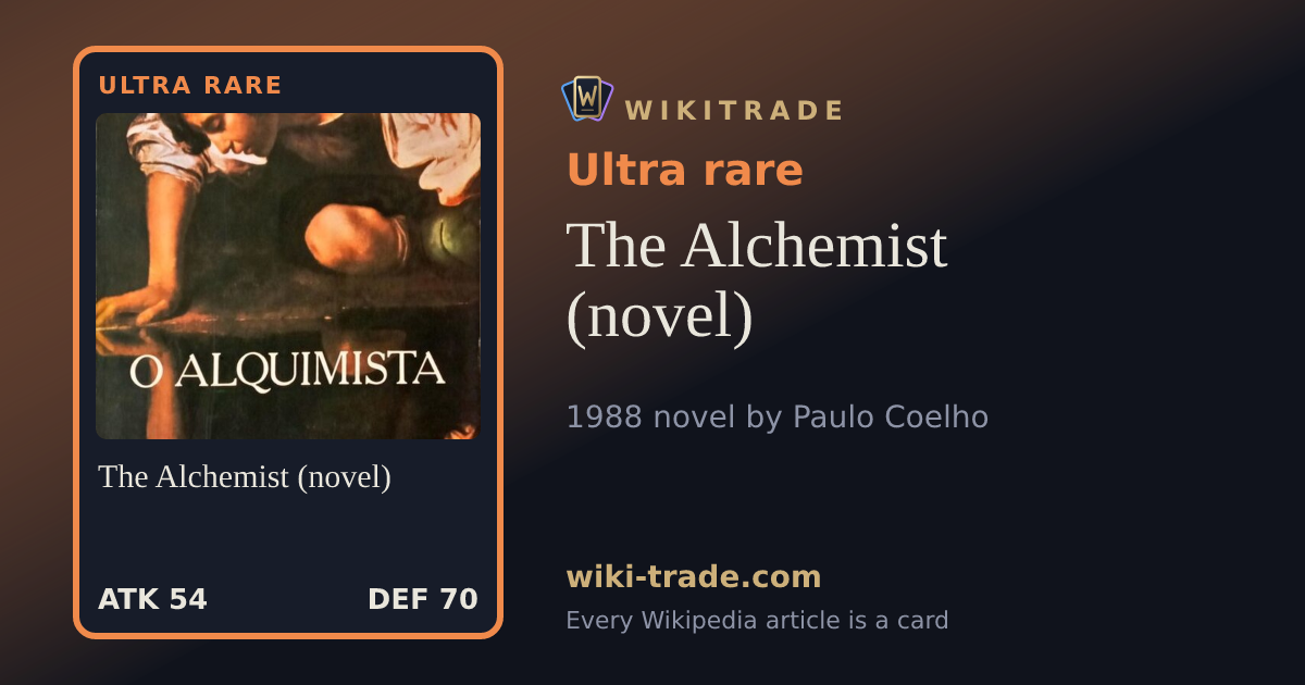 The Alchemist (novel) — Ultra rare card