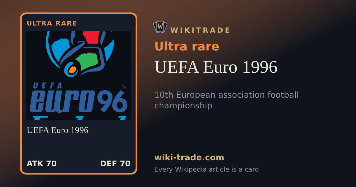 UEFA Euro 1996 — Ultra rare card