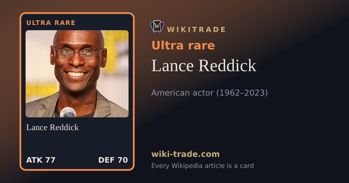 Lance Reddick — Ultra rare card