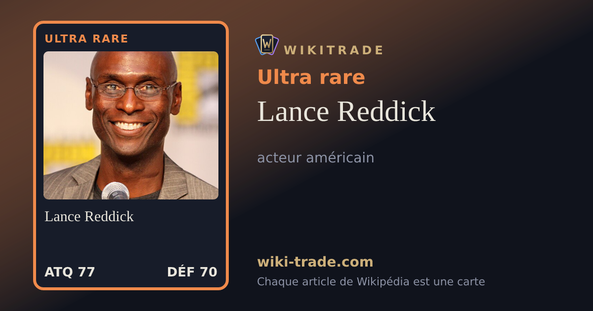 Lance Reddick — carte Ultra rare