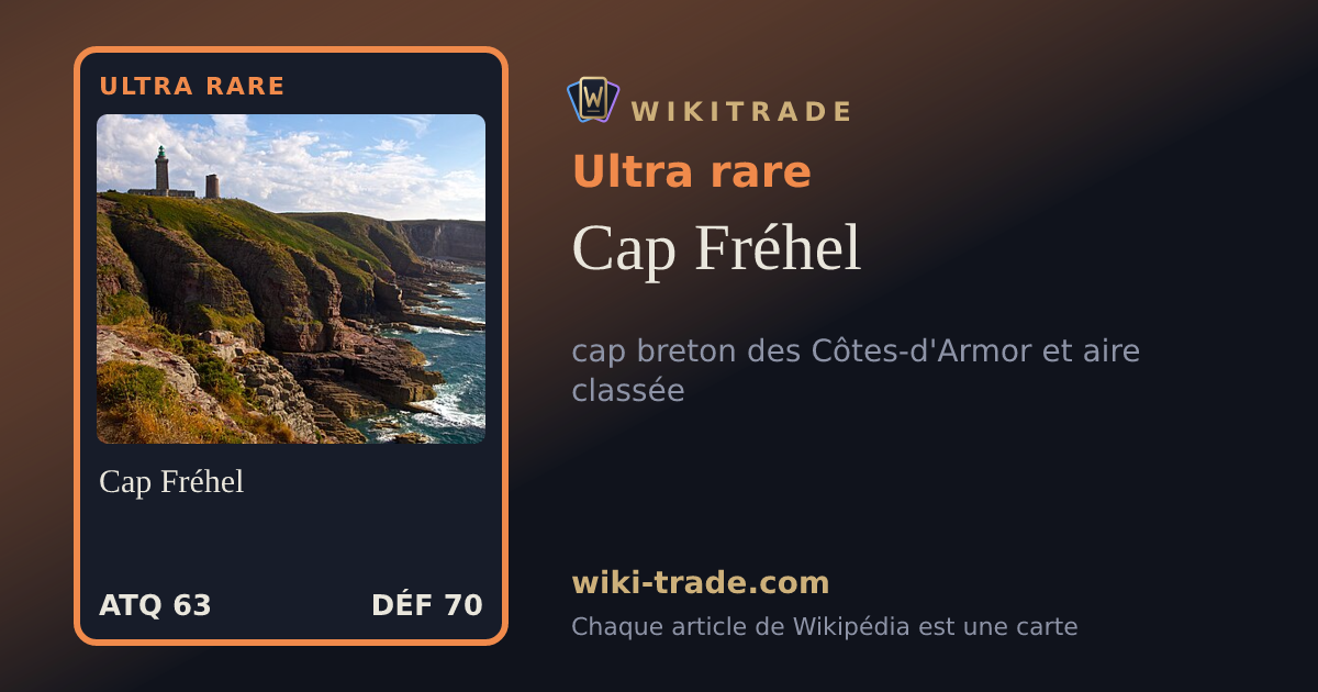 Cap Fréhel — carte Ultra rare