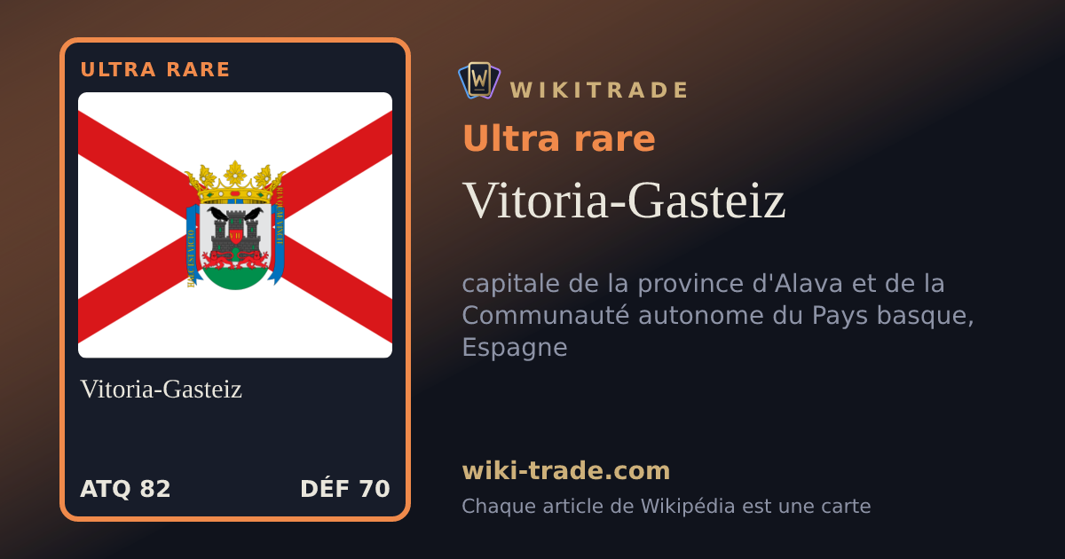 Vitoria-Gasteiz — carte Ultra rare
