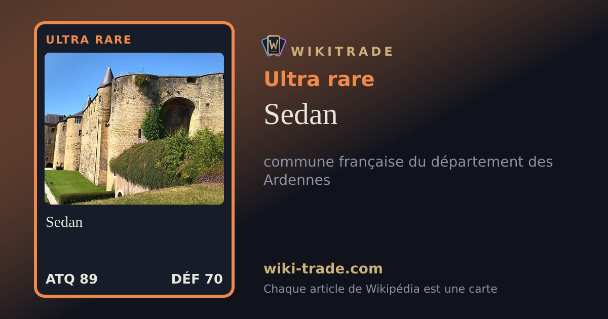 Sedan — carte Ultra rare