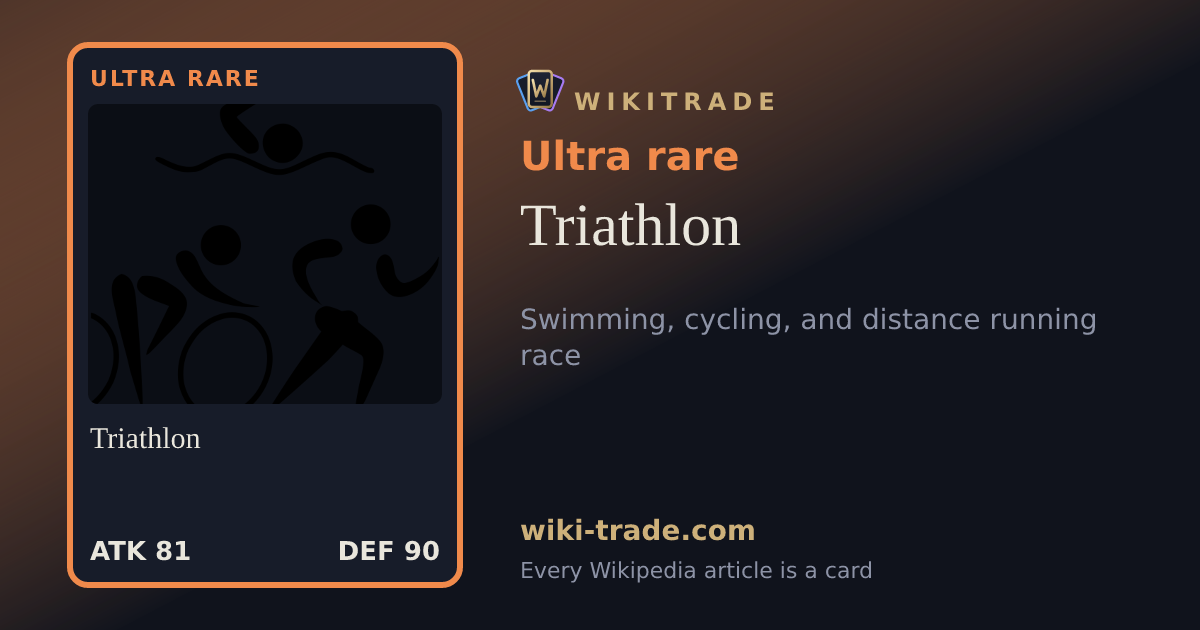 Triathlon — Ultra rare card