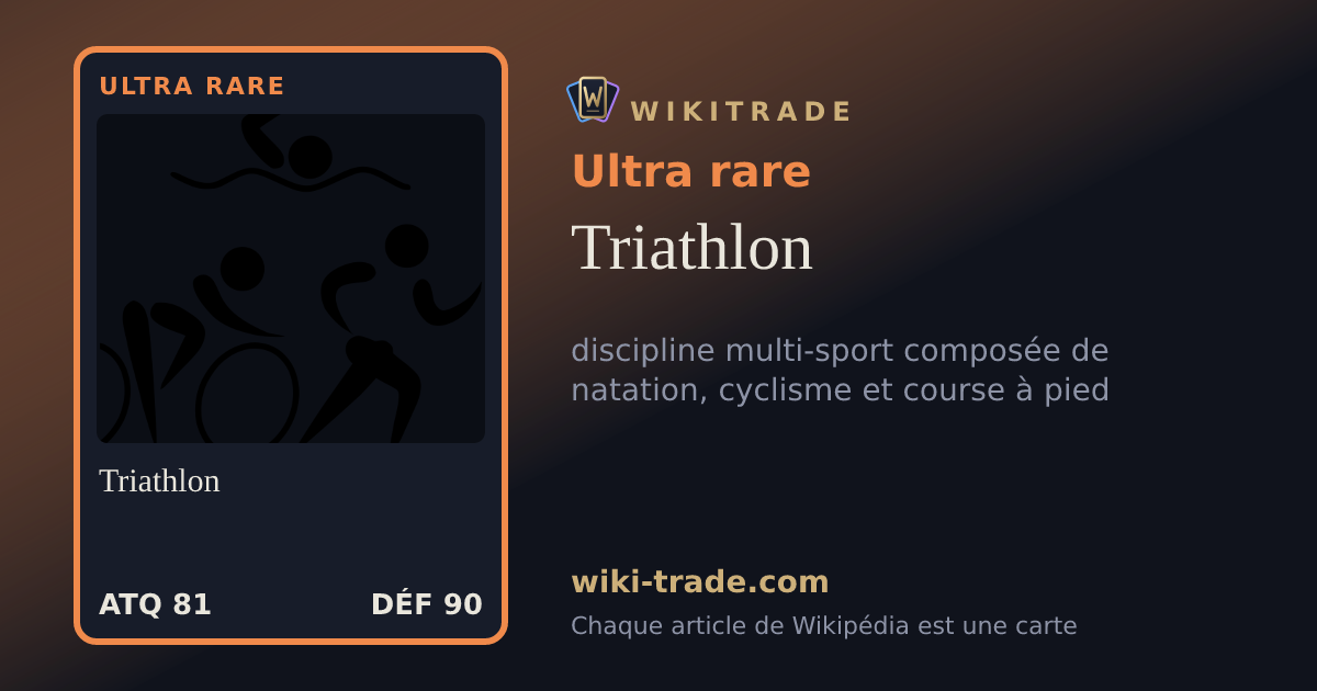 Triathlon — carte Ultra rare